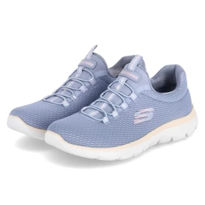 Afbeelding van Skechers Blush Sneakers laag, Dames, Maat: 41, Blau Textiel