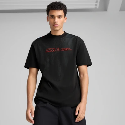 Afbeelding van Puma BMW M Motorsport Lifestyle LOGO Tshirt print, Heren, Maat: XXL, Black