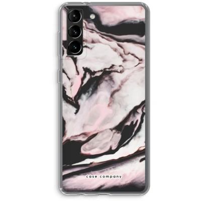 Afbeelding van Case Company® hoesje geschikt voor Samsung Galaxy S21 Plus Roze stroom Soft Cover Telefoonhoesje Bescherming aan alle Kanten en Schermrand
