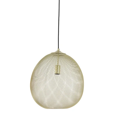 Afbeelding van Moroc hanglamp Ø40x45 cm metaal goud