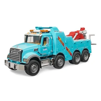 Afbeelding van Bruder MACK Granite sleepwagen met licht en geluid (02831)