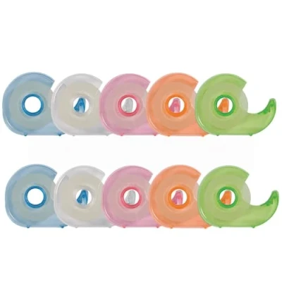 Afbeelding van Q Connect KF27009 draagbaar plakband, 19 mm x 33 mm, 10 stuks