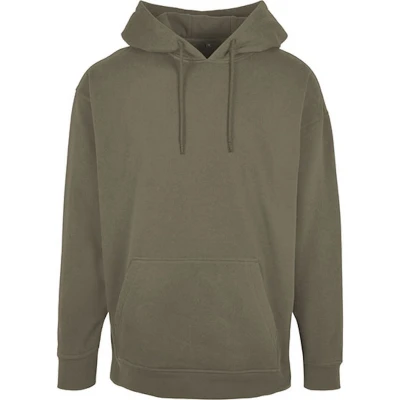 Afbeelding van Basic Oversized Hoodie met capuchon Olive XS