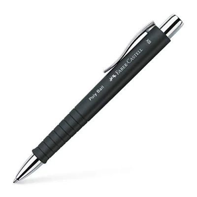 Afbeelding van Faber Castell balpen Polyball XB zwart FC 241153