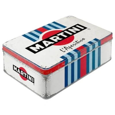 Afbeelding van Blik Martini L&#039;Aperitivo Racing Stripes