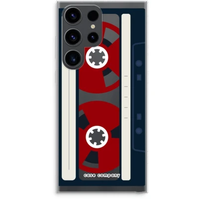 Afbeelding van Case Company® hoesje geschikt voor Samsung Galaxy S23 Ultra Here&#039;s your tape Soft Cover Telefoonhoesje Bescherming aan alle Kanten en Schermrand