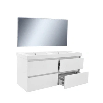 Afbeelding van Wiesbaden Vision meubelset (incl. spiegel) 120 cm wit