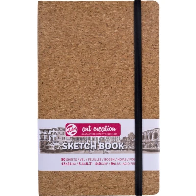 Afbeelding van Talens Art Creation Schetsboek, Kurk, 13 X 21 Cm Schetsblok