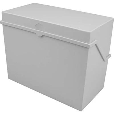 Image de helit petite caisse de fichier format A5 à l&#039;italienne, gris