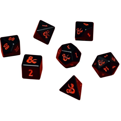 Afbeelding van Dungeons and Dragons: Heavy Metal Dice Set (7 stuks)