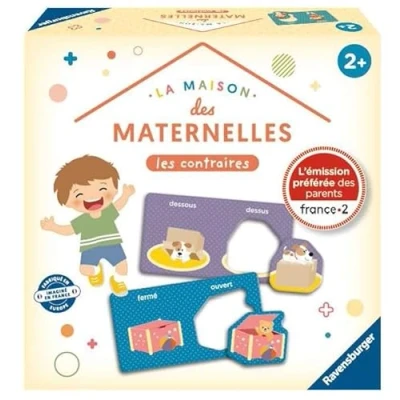 Afbeelding van Ravensburger Educatief spel de tegenstellingen het huis van kleuterschool een eerste leerspel dat observatie en associatie combineert vanaf 2 jaar 22498