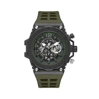 Afbeelding van Guess Watches EXPOSURE GW0325G2 Herenhorloge Groen 48 mm