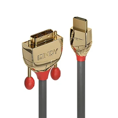 Afbeelding van Lindy HDMI (type A) DVI (1 m, DVI, HDMI), Videokabel