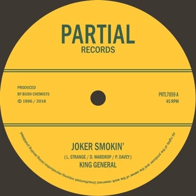 Afbeelding van King General &amp; Bush Chemists Joker Smokin&#039; (7&quot; Vinyl Single)