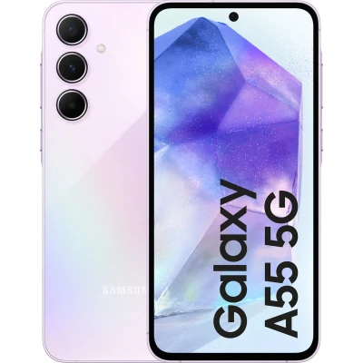 Afbeelding van Samsung Galaxy A55 5G 256GB Paars Los Toestel Simlockvrij 2 Jaar Garantie Geen Verzendkosten &amp; Morgen In Huis Mobiele Telefoon