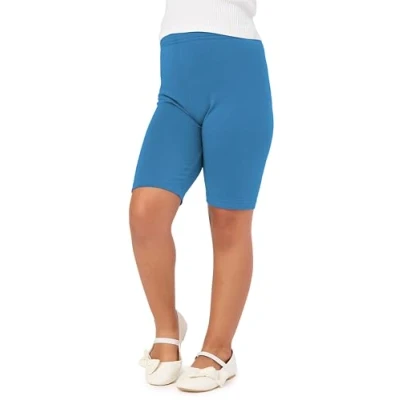 Afbeelding van Merry Style MS MS10 132 LE Meisjes Leggings Sport Vrijetijdsbroek Kort Viscose Sporbroek Yogabroek Blauw 140