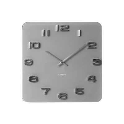 Afbeelding van Karlsson Wandklok Vintage Squared Grijs