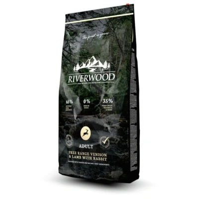 Afbeelding van Riverwood Adult Hert&amp;Lam Hondenvoer 12 kg