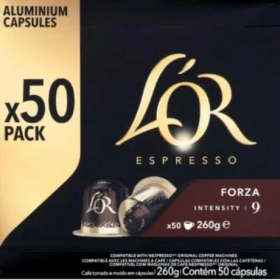 Afbeelding van LOR Capsule Espresso Forza Intensit{ 9 verpakking van 50 capsules