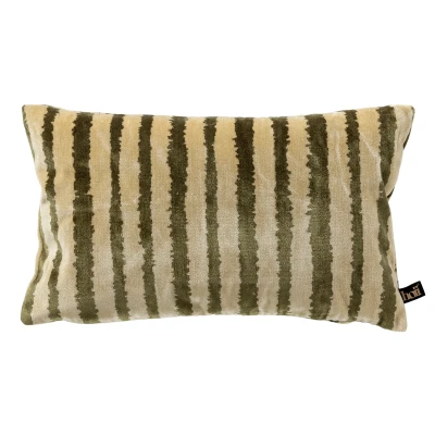 Afbeelding van Hoii LORENZO Sierkussen 30x50 cm Military Olive Groen Multicolor met duurzame kussenvulling