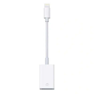 Afbeelding van USB adapter voor camera, ondersteunt hubs, ethernet adapter, MIDI toetsenbord, kaartlezer, compatibel met iPhone iPad series wit