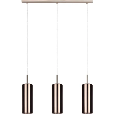 Afbeelding van EGLO Selvino Hanglamp E27 71 cm Koperkleurig glas