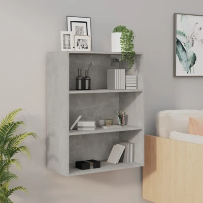 Afbeelding van Hangkast 69,5x32,5x90 cm betongrijs