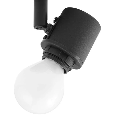 Afbeelding van Lindby plafondlamp 4lichts stof, metaal H: 19 cm E14 zwart, goud