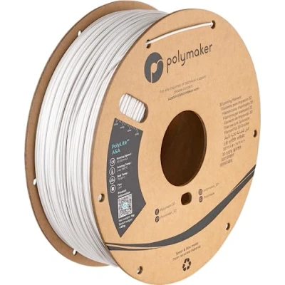 Afbeelding van Polymaker PF01002 PolyLite Filament ASA UV bestendig, Weerbestendig, Hittebestendig 1.75 mm 1000 g Wit 1 stuk(s)
