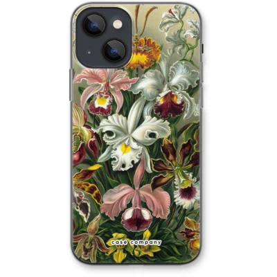 Afbeelding van Case Company® hoesje geschikt voor iPhone 13 mini Haeckel Orchidae Soft Cover Telefoonhoesje Bescherming aan alle Kanten en Schermrand