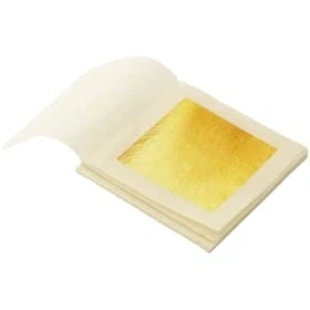 Afbeelding van SIM GOLD LEAF Goudbladeren, 45 mm x mm, 24 karaat, 50 stuks, op basis