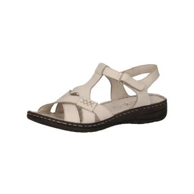 Afbeelding van Caprice Sandalen, Dames, Maat: 42, Beige nappa Leer