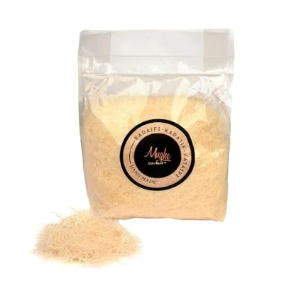 Afbeelding van Mughe Gourmet Premium Dried &amp; Chopped Kataifi Dough Kurutulmuş Kadayif Hamuru Baklava, Kunafa