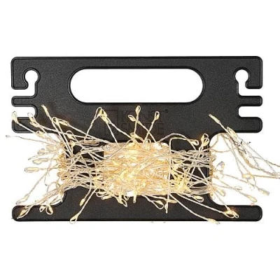 Afbeelding van Micro LED cluster lichtketting 200 fl. Amber. met haspel 6470 830