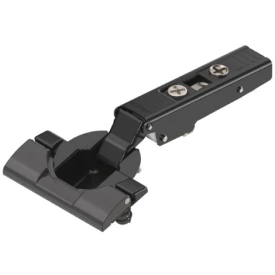Afbeelding van Blum scharnier CLIP top Inserta 110, voorliggend GREEPLOZE DEUREN onyx zwart