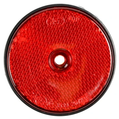 Afbeelding van Benson Schroefbevestiging Reflector Rond 60 mm Rood