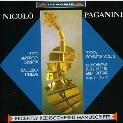 Afbeelding van Luigi Alberto Bianchi, Maurizio Preda Paganini: Lucca Sonatas Vol 2 (CD)
