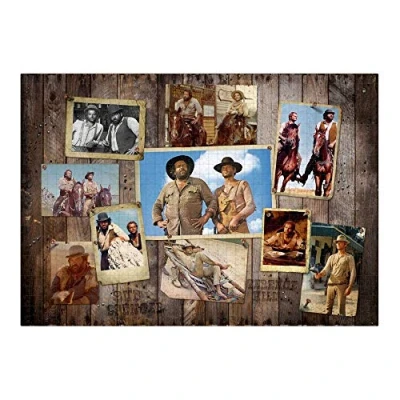 Afbeelding van Bud Spencer &amp; Terence Hill Puzzel Western Photo Wall (1000 pieces) Multicolours