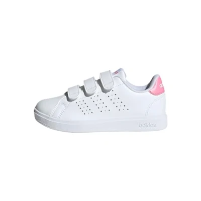 Image de adidas Mixte Enfant Advantage 2.0 Shoes Chaussures, Ftwr White Bliss Pink Core Black, 21 EU