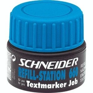 Image de SCHNEIDER unité de recharge 660 bleu, contenu: 30 ml
