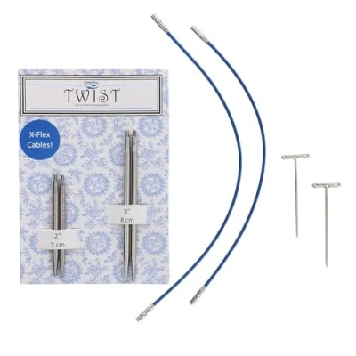 Afbeelding van ChiaoGoo TWIST Lace short combo pack 5+8cm &quot;sokkenwonder&quot; 3.75 mm