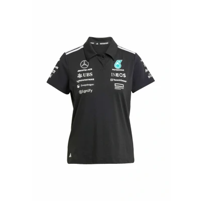 Afbeelding van adidas Performance MERCEDES AMG PETRONAS FORMULA ONE TEAM POLO Dames Zwart XL