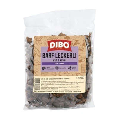Afbeelding van 6 x 200 g DIBO BARF snoepjes met lam hondensnacks
