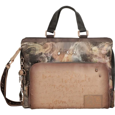 Afbeelding van Anekke LAND Laptoptas, Dames, Maat: One Size, Beige