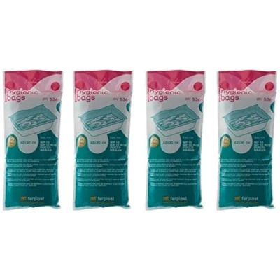 Afbeelding van Ferplast Kattenbakzakken 42 X 30 Cm Transparant 12 Stuks