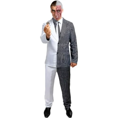 Afbeelding van FUNIDELIA Two Face kostuum Batman voor mannen Maat: Standaard