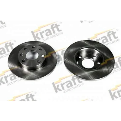 Afbeelding van KRAFT 6041500 Remschijf 236, 236,0 12,5 4 volledig OPEL: Corsa B Hatchback, Astra F CC, Kadett E Saloon
