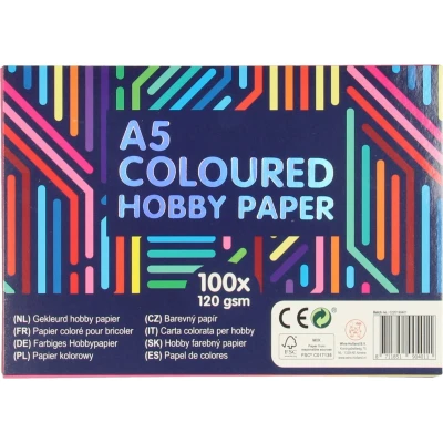 Afbeelding van Wins Holland Gekleurd Hobbypapier A5