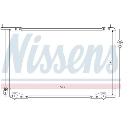 Afbeelding van Nissens Airco condensor 94736