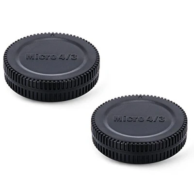 Afbeelding van JJC Body Cap + Achterste lens Set voor Micro Four Thirds System d.w.z. Olympus, Panasonic M4/3 Spiegelloze camera&#039;s en (2 sets)